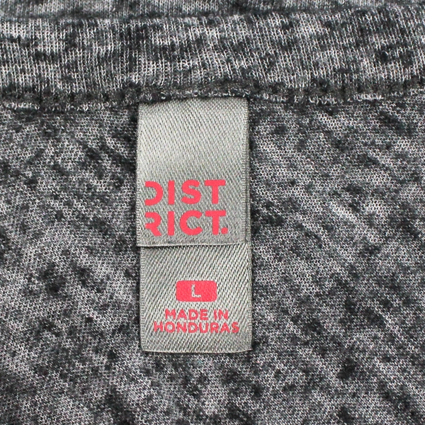 District Boondocks Women's Large Gray & Pink Spaghetti Strap Tank Top