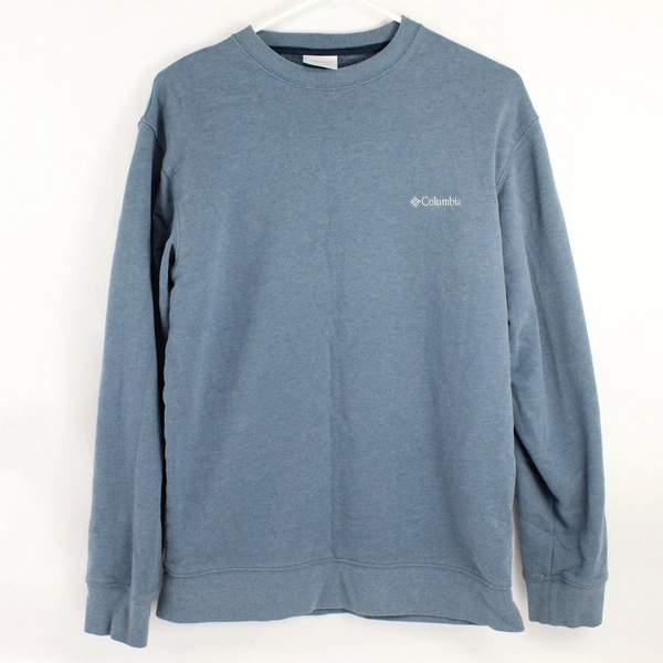 Columbia Pullover Sweatshirt Men’s Size Small Slate Blue Long Sleeve