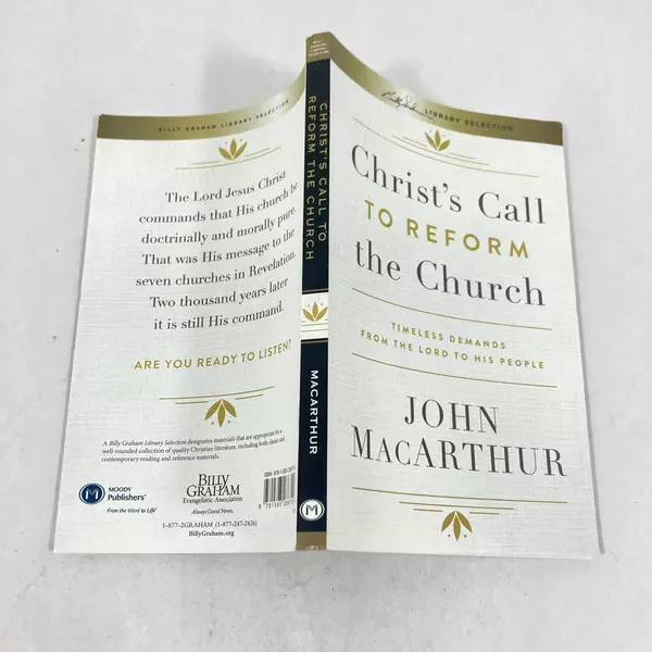 Christ's Call to Reform the Church by John MacArthur 2018 Paperback Good