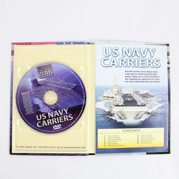 US Navy Carriers Weapons of War DVD and Booklet History US Combat History