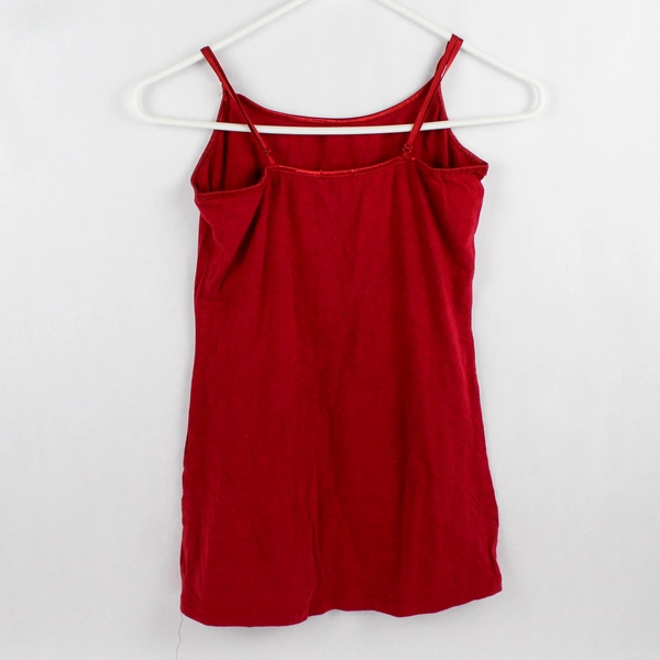 Ambiance Women's Large Red Spaghetti Strap Tank Top