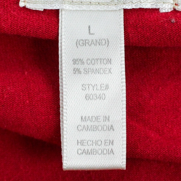 Ambiance Women's Large Red Spaghetti Strap Tank Top