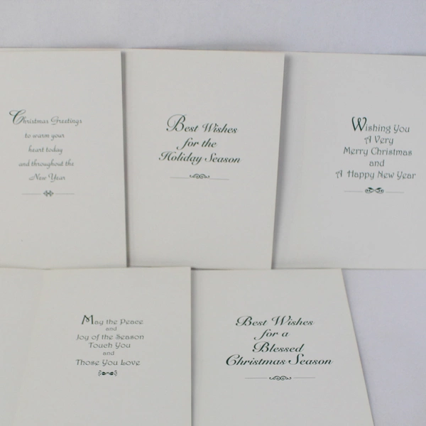 Set of 5 Angels Anonymous Christmas Greeting Cards With Envelopes