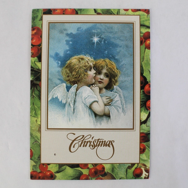 Set of 5 Angels Anonymous Christmas Greeting Cards With Envelopes