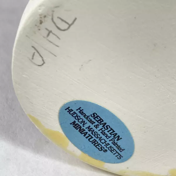 1951 Sebastian Miniature Colonial Lace Maker Figurine 2.5" Good Condition