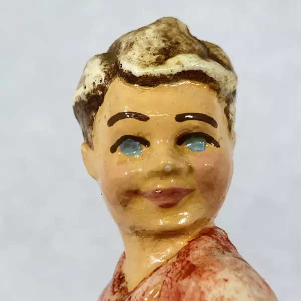 Vtg 1978 Sebastian Miniature Figurine Sidewalk Days Skating Boy 7861/10000