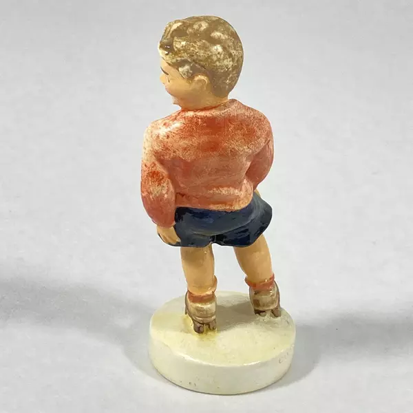 Vtg 1978 Sebastian Miniature Figurine Sidewalk Days Skating Boy 7861/10000