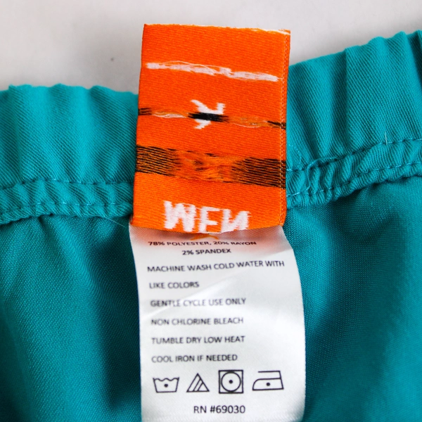 Work Ready Scrub Pants Men's XXL Blue Stretch Drawstring Beltloops