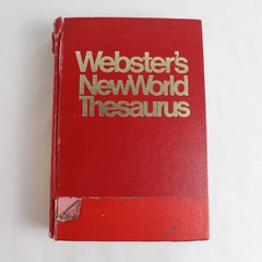 Webster's New World Thesaurus-New Revised Edition 1985 Hardcover Book