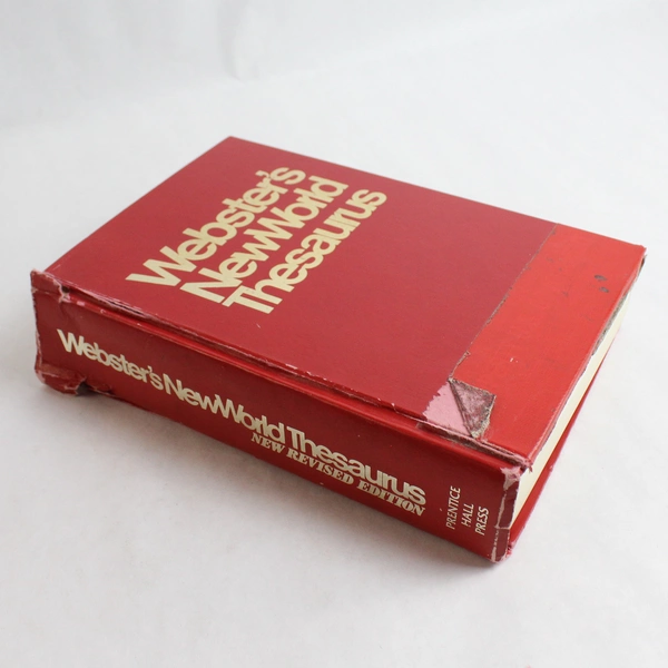 Webster's New World Thesaurus-New Revised Edition 1985 Hardcover Book