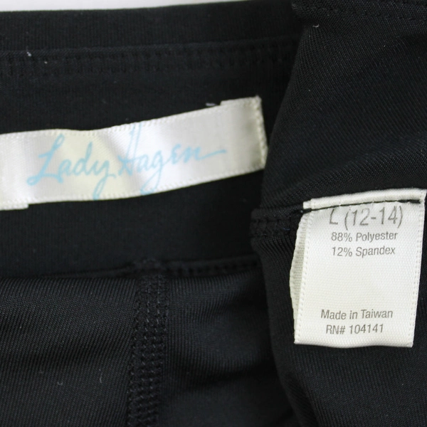 Lady Hagen Golf Skort Women's Size Large 12-14 Black Stretch