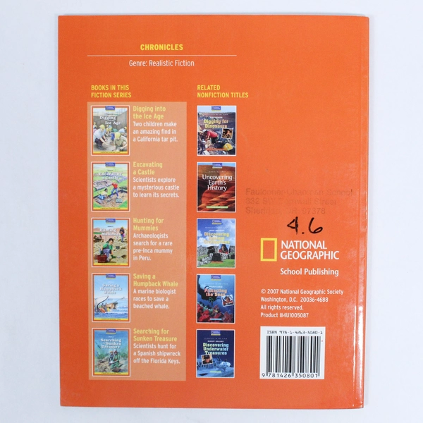 Lot of 6 National Geographic Chronicles Searching for Sunken Treasure PB