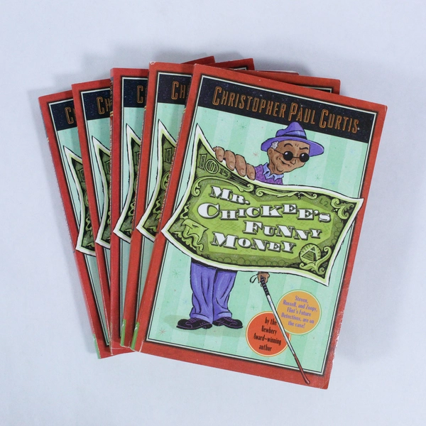 Lot of 5 Mr. Chickee's Funny Money Books by Christopher Paul Curtis PB