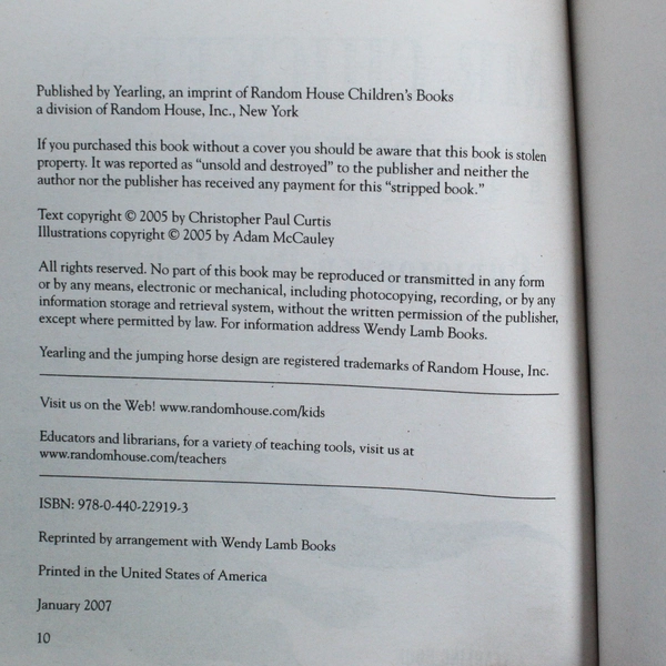 Lot of 5 Mr. Chickee's Funny Money Books by Christopher Paul Curtis PB