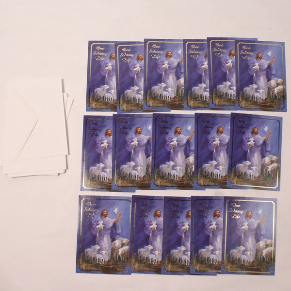 Set of 16 Sunshine Art Studios Religious Christmas Cards With Envelopes