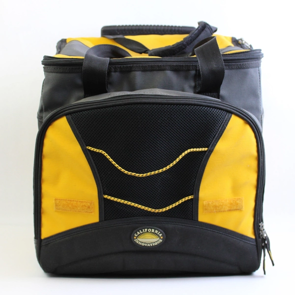 California Innovations Wheeled Rolling Soft Cooler Yellow Black