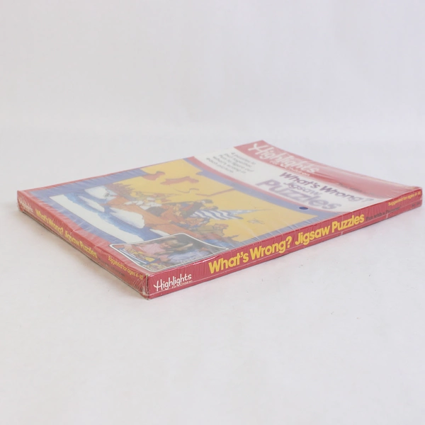 Set of 4 VTG Highlights for Children Whats Wrong Jugsaw Puzzles Ages 4-10