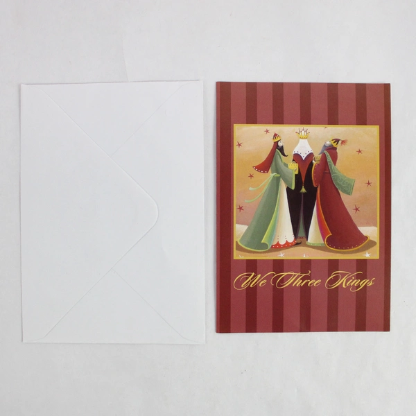Set of 12 Paper Images We Three Kings Christmas Cards With Envelopes