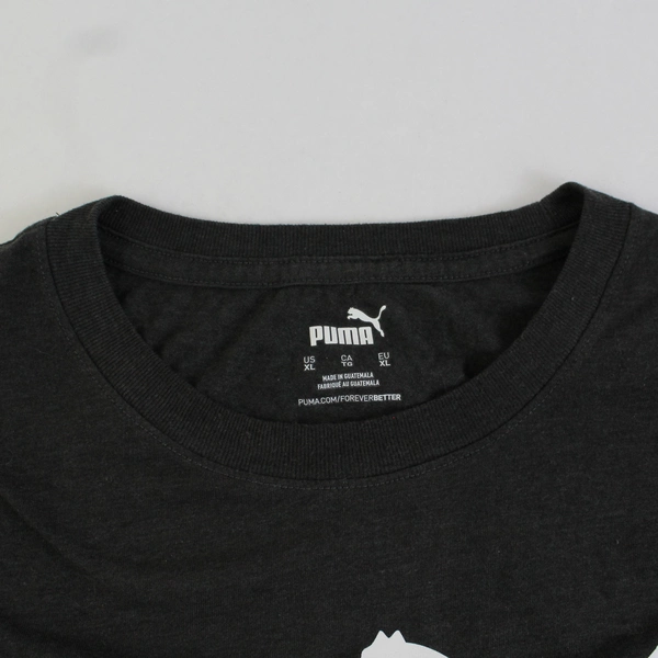 Puma T-Shirt Short Sleeve Adult Size XL Gray 