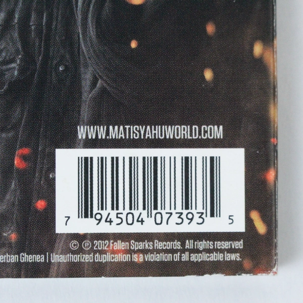 Matisyahu Spark Seeker CD 2012 - Pre-Owned, Scratch, Sold As-Is