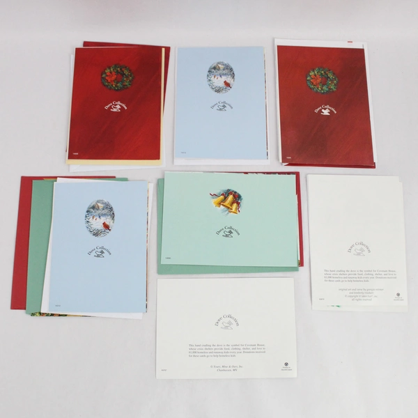 Lot of 13 It Takes Two Dove Collection Christmas Greeting Cards