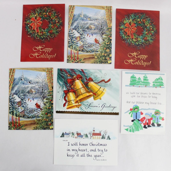 Lot of 13 It Takes Two Dove Collection Christmas Greeting Cards