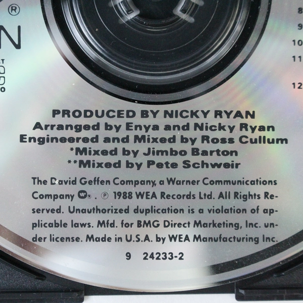 Enya Watermark CD 1988 WEA Records Celtic Ambient Lounge Good Condition