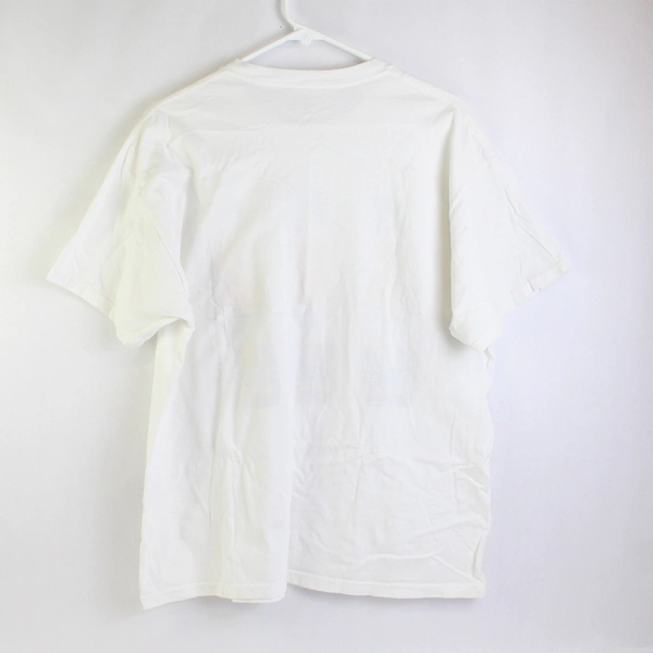 Harriton White Short Sleeve T-Shirt Printed Corona Extra Bottles Size XL