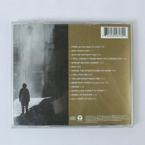 U2 The Best of 1980-1990 CD Pre-Owned Scratched Sold As-Is Pop Rock