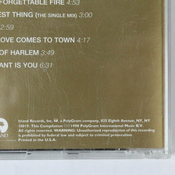 U2 The Best of 1980-1990 CD Pre-Owned Scratched Sold As-Is Pop Rock