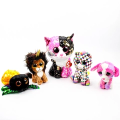 Lot of 5 Ty Beanie Boo Stuffed Animal Toys
