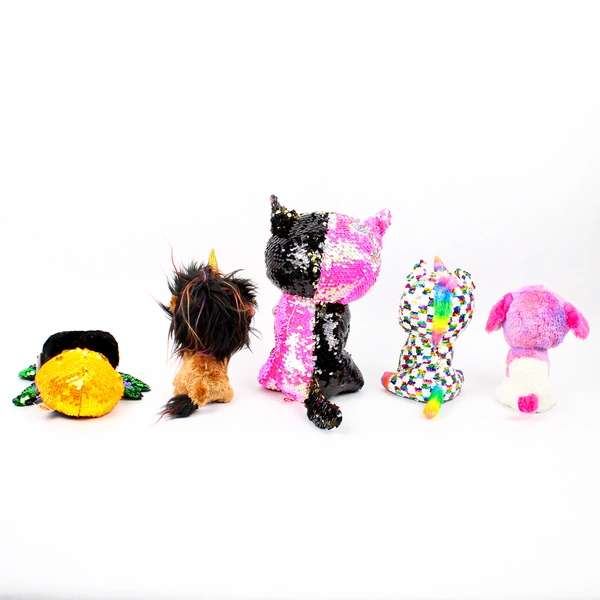 Lot of 5 Ty Beanie Boo Stuffed Animal Toys