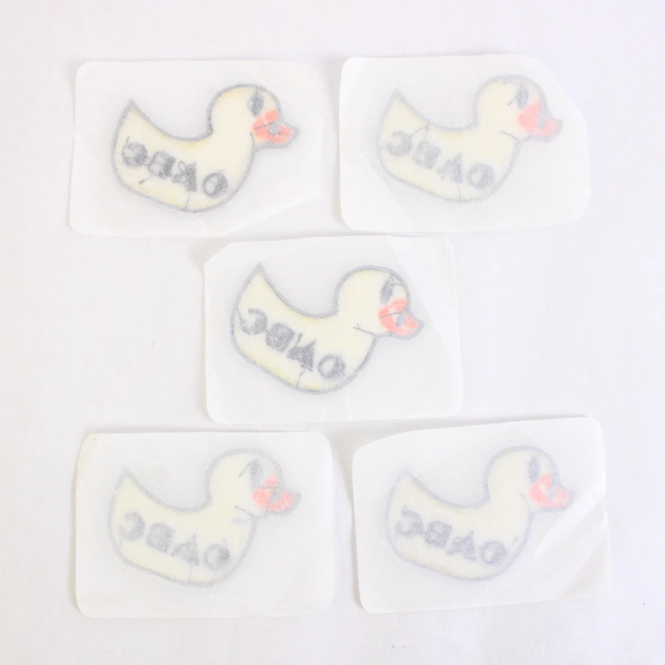 Lot of 5 Unused OABC Iron-On Duck Patches