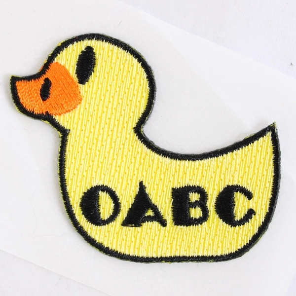 Lot of 5 Unused OABC Iron-On Duck Patches