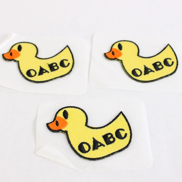 Lot of 5 Unused OABC Iron-On Duck Patches
