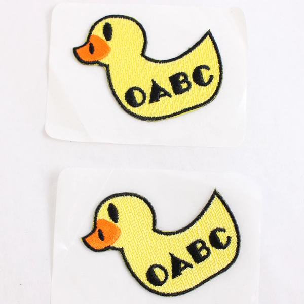 Lot of 5 Unused OABC Iron-On Duck Patches