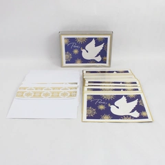 Set of 16 Image Arts Peace Dove Christmas Cards With Envelopes