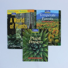 Lot of 3 National Geographic Books: Plant Power & Temperate Forests