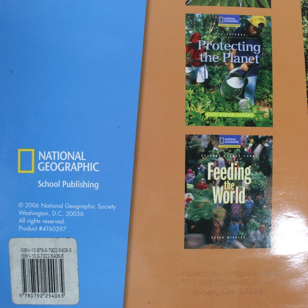 Lot of 3 National Geographic Books: Plant Power & Temperate Forests