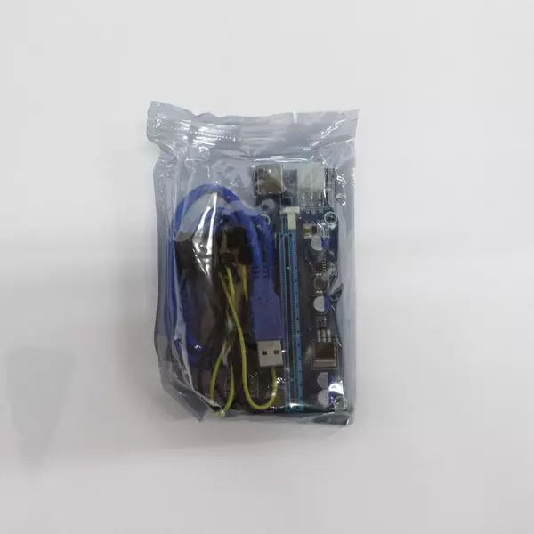 Bermunavy 6-Pack PCI-E 1x To 16x Rising Slots for Mining Rig New