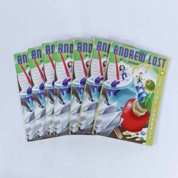 Lot of 7 Andrew Lost in the Garbage Books by J.C. Greenburg 2006
