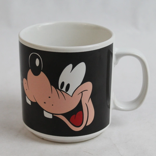 Vintage Disney Goofy 8 oz Coffee Mug Full Face Applause Collectible Mug