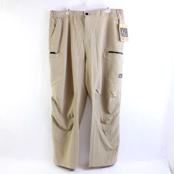 FINTECH The Guide Utility Pant Men's Size XXL Tan Water Resistant UPF 30+