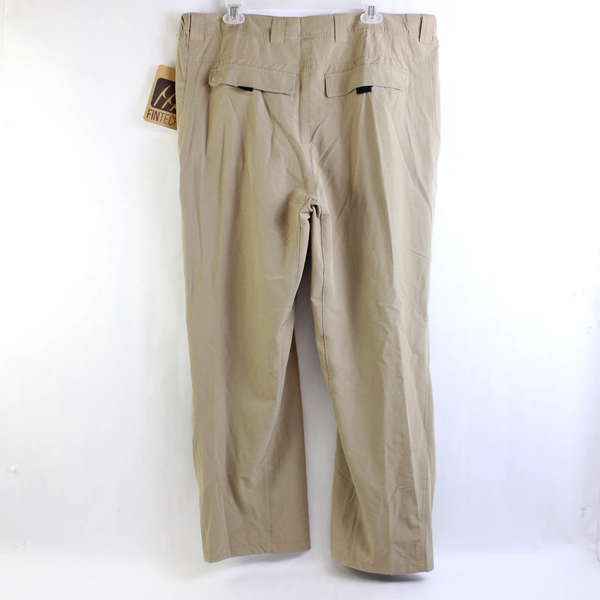 FINTECH The Guide Utility Pant Men's Size XXL Tan Water Resistant UPF 30+