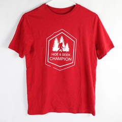 Wonder Nation Hide & Seek Champion Red T-Shirt Youth Size XL 14-16