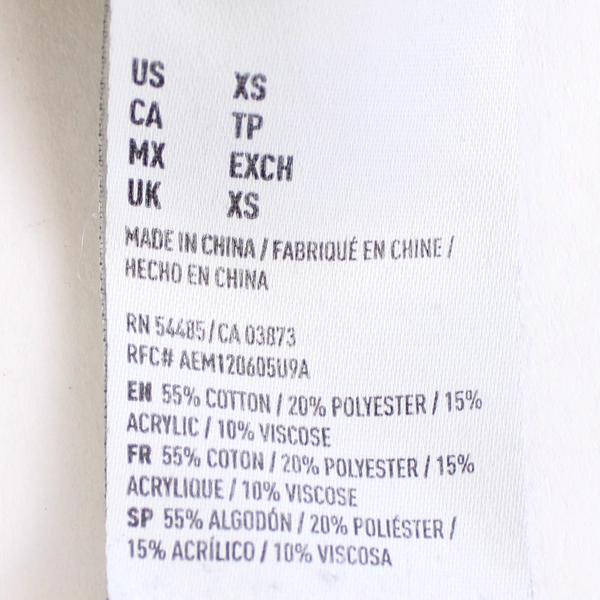 American Eagle Outfitters Oversized V-Neck Pullover Sweater Red Women's XS