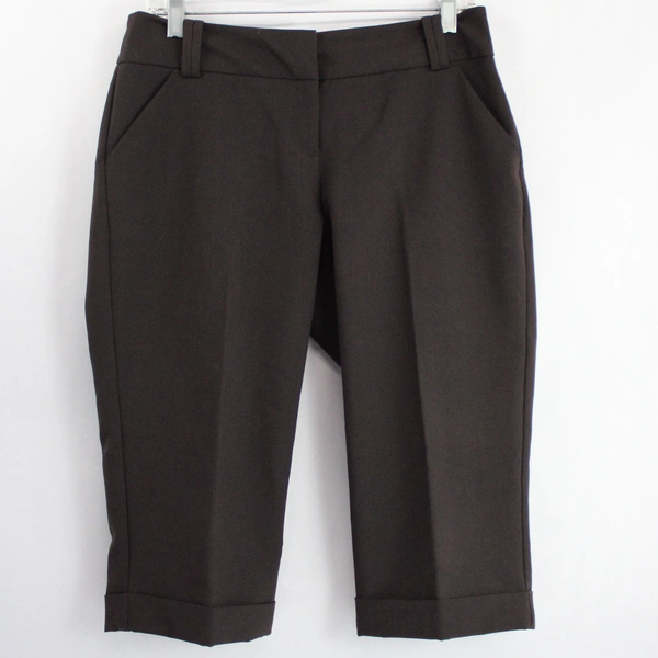 Worthington Petite Modern Fit Brown Capris Women's Size 8P