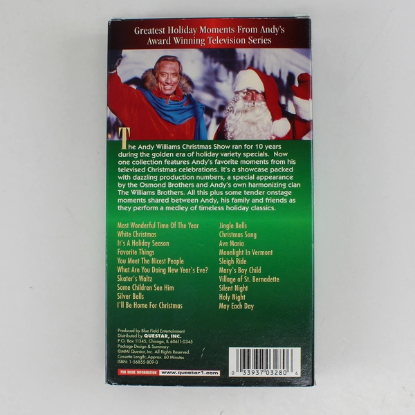 The Best of Andy Williams Christmas Shows VHS 2001