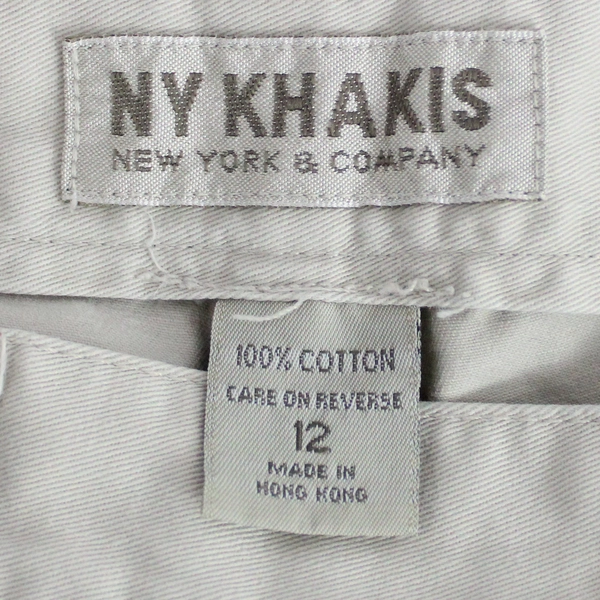 New York & Company NY Khakis Beige Cotton Shorts Women's Size 12