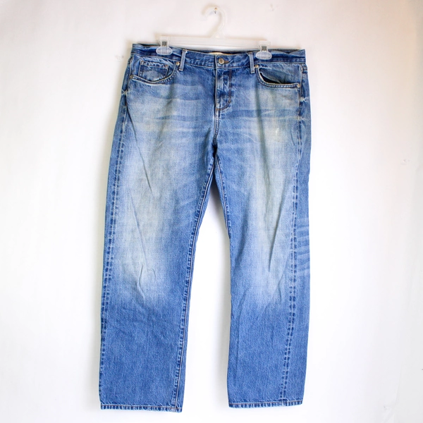 Lot of 3 Denim Blue Jeans 100% Cotton, for Fabric Cutters Only, DIY Arts Crafts